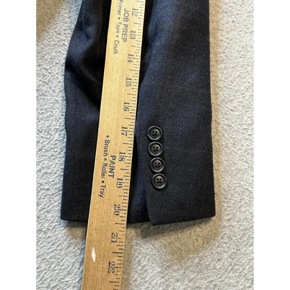Jos. A. Bank Sport Coat Mens 43R Grey Traveler's Collection Wool Blazer